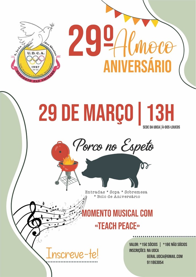 29º Almoço de Aniversário UDCA