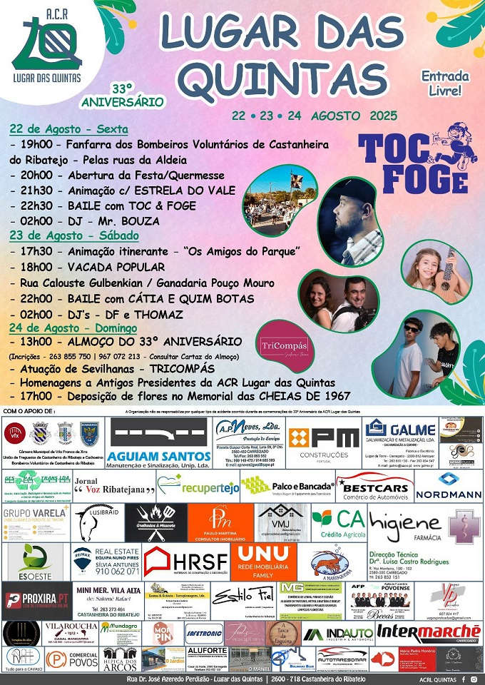 33º Aniversário da ACR Lugar das Quintas