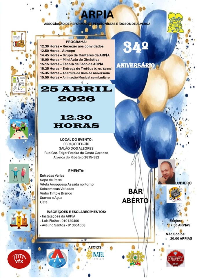 34º Aniversário da ARPIA