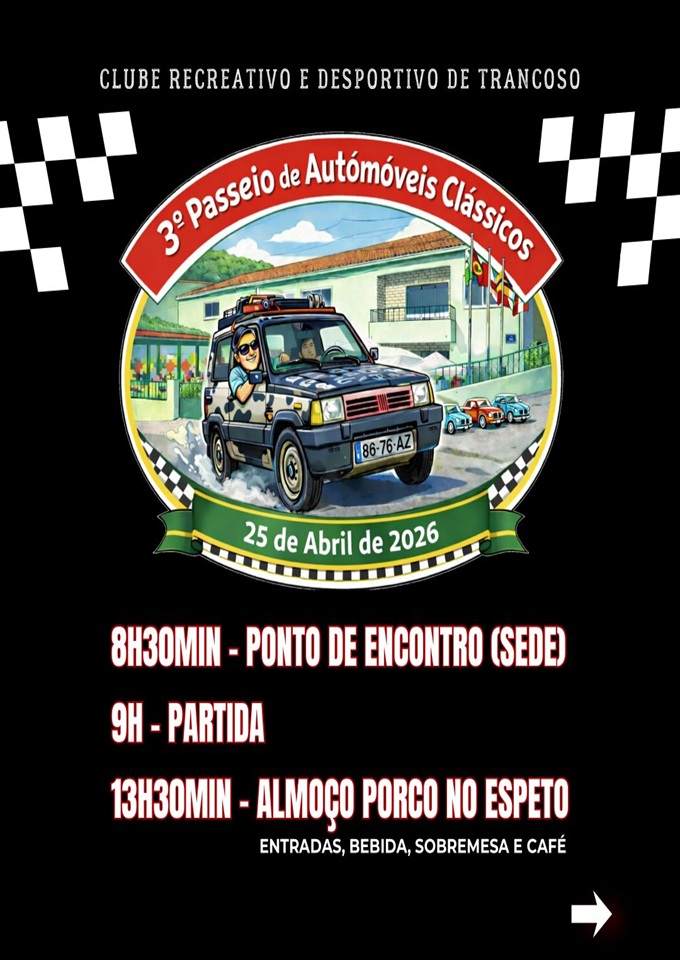 3º Passeio de Automóveis Clássicos