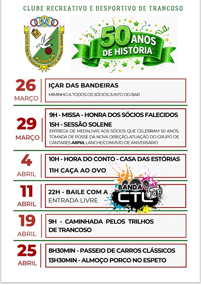 50º Aniversário do CRD Trancoso