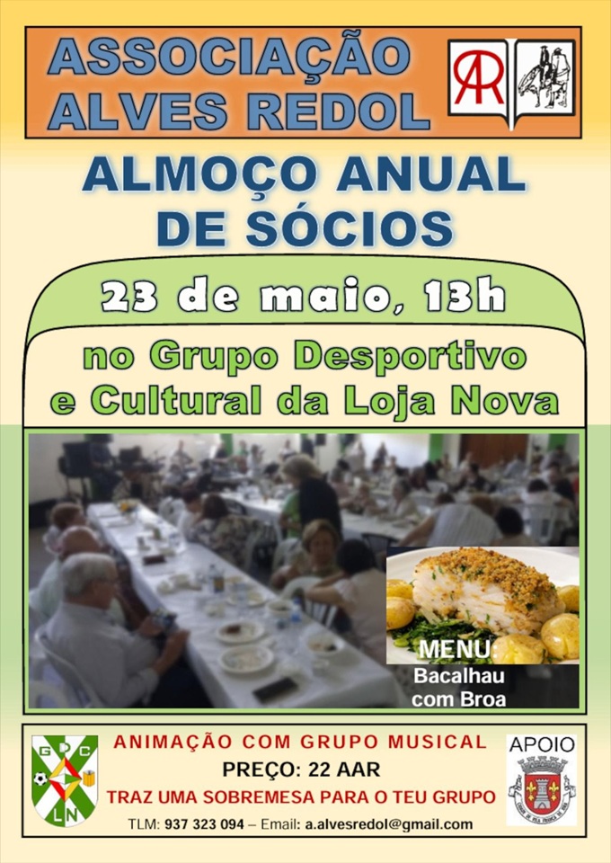 Almoço Anual dos Sócios - Associação Alves Redol