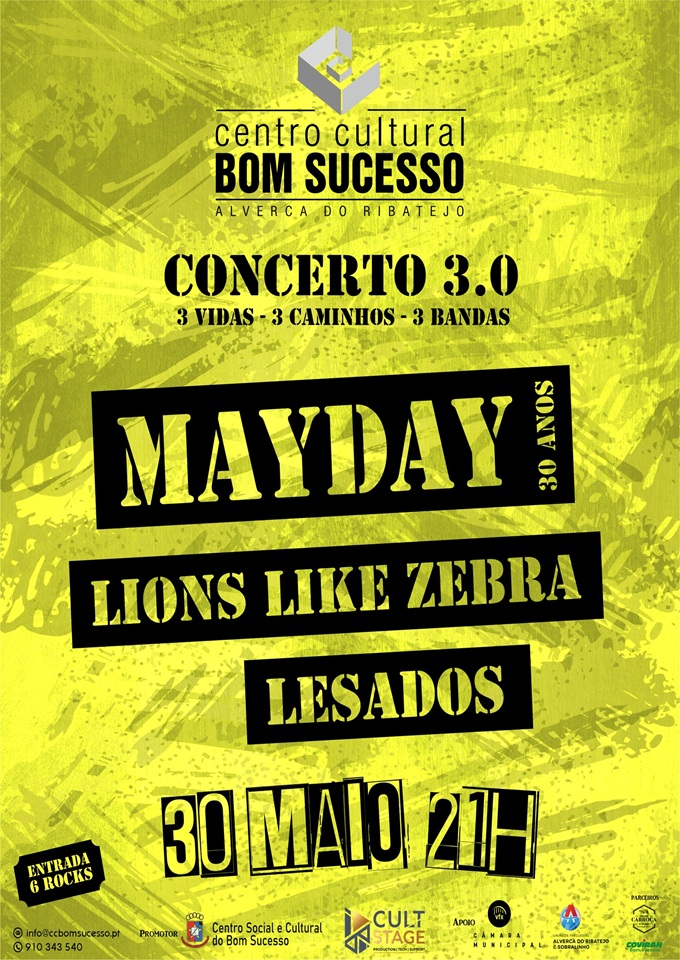 CONCERTO 3.0 = 3 Vidas - 3 Caminhos - 3 Bandas