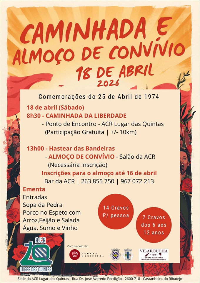 Caminhada e Almoço de Convívio