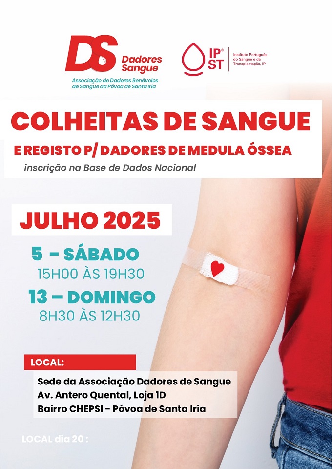 Colheita de Sangue e Registo para Dadores de Medula Óssea - 202507