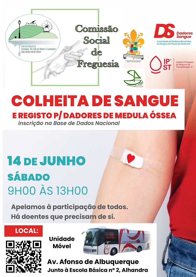Colheita de Sangue e Registo para Dadores de Medula Óssea - 250614