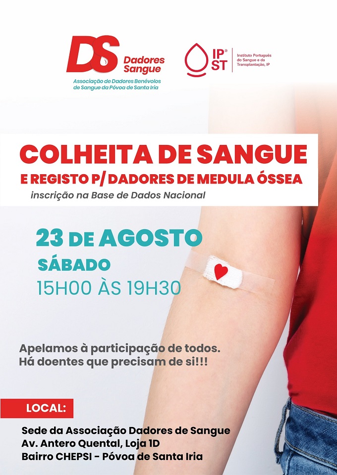 Colheita de Sangue e Registo para Dadores de Medula Óssea - 250823