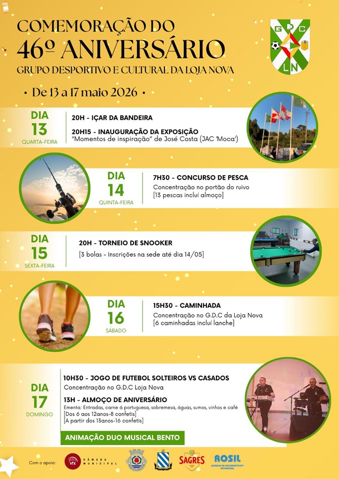 Comemoração do 46º Aniversário do GDC da Loja Nova