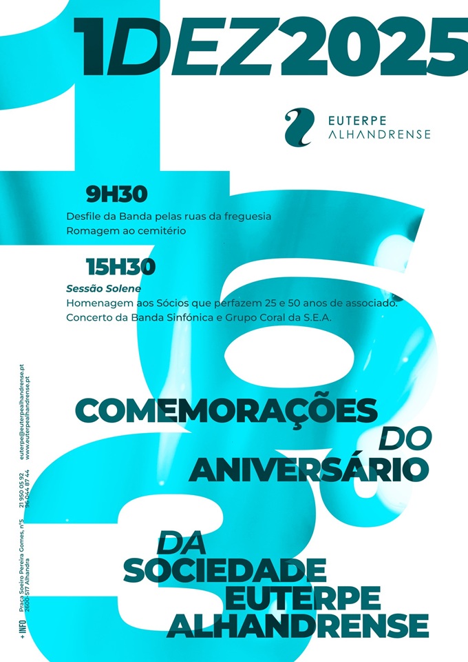 Comemorações dos 163 anos da Sociedade Euterpe Alhandrense