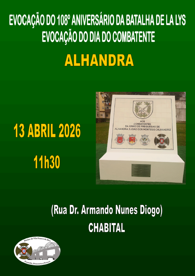 Evocação do 108º Aniversário da Batalha de La Lys