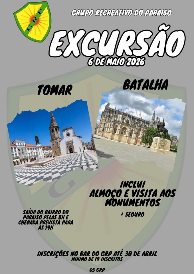 Excursão a Tomar e Batalha