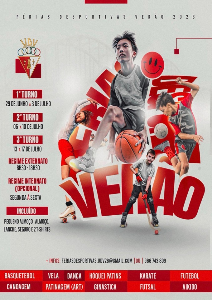 Férias Desportivas Verão 2026 - UDV