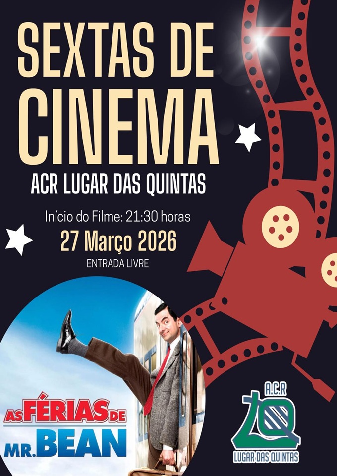 Sextas de Cinema - ACR Lugar das Quintas