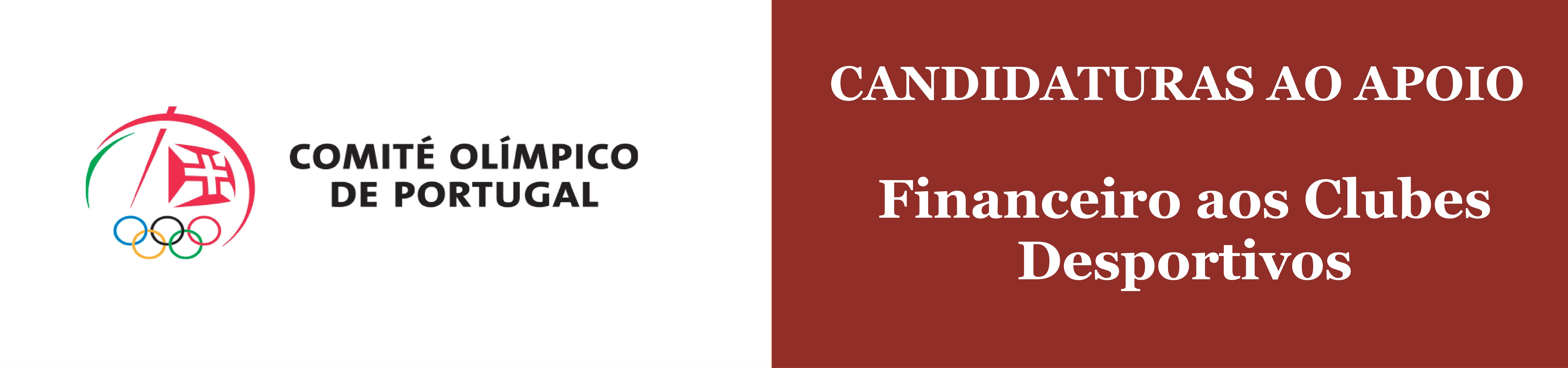 Candidaturas ao Apoio Financeiro aos Clubes Desportivos